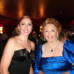 Layla Claire with  Jacqueline Desmarais at the Metropolitan Opera’s 2011 Season Opening Night