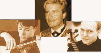 Jean-Yves Thibaudet, Joshua Bell, and Truls Mork