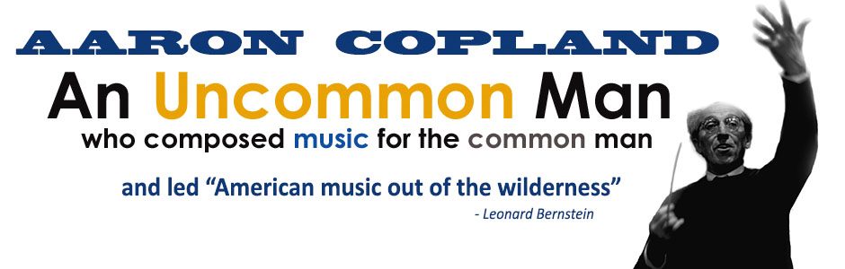 Composer Aaron Copland, the Bach of American music