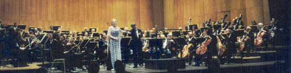 Photo:Hildegard Behrens in concert with the LA Philharmonic